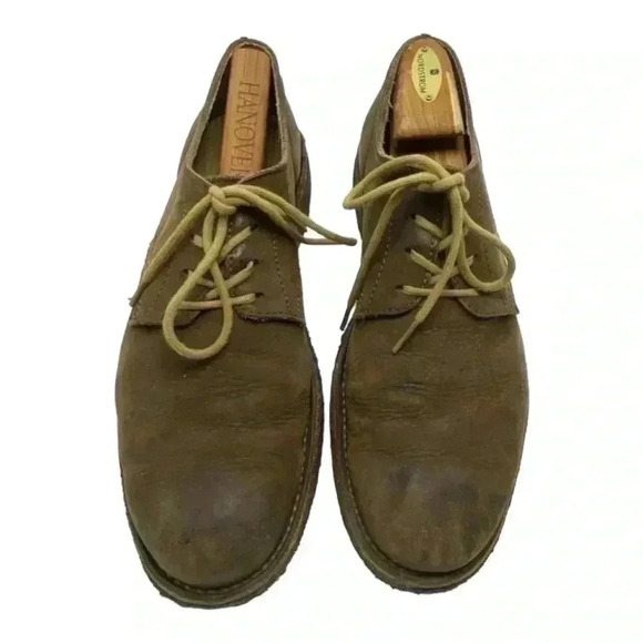 Frye brown casual oxfords with crepe sole shoes  size 12 - Picture 2 of 9
